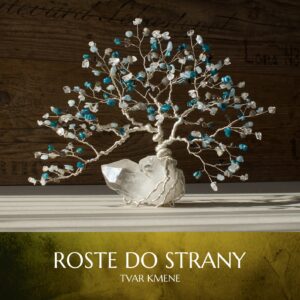 Tvar kmene - roste do strany