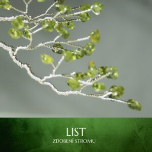 Zdobení stromu - list